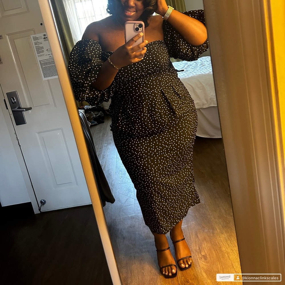 Plus cocktail or wedding guest dress